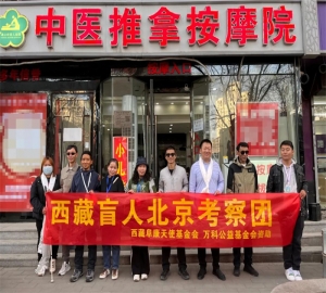 西藏盲校畢業(yè)生北京學習考察團回到拉薩